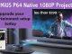 WiMiUS P64 Native 1080P Outdoor Movie Projector